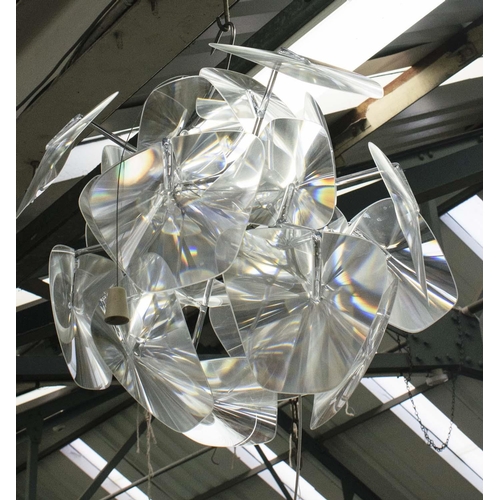 205 - LUCEPLAN HOPE PENDANT LIGHT, 67cm x 67cm, by Francisco Gomez Paz.