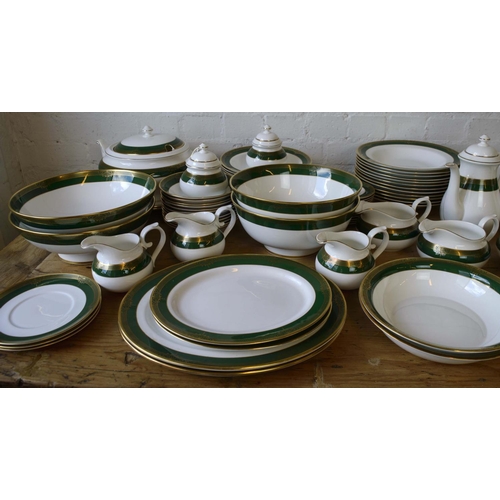 366 - DINNER SERVICE, by Kevin Glancy, 'Creators of Exclusive Tableware', twelve place settings, including... 