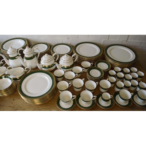 366 - DINNER SERVICE, by Kevin Glancy, 'Creators of Exclusive Tableware', twelve place settings, including... 