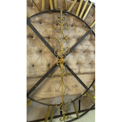 211 - ARCHITECTURAL DECORATIVE CLOCK FACE, 190cm diam.