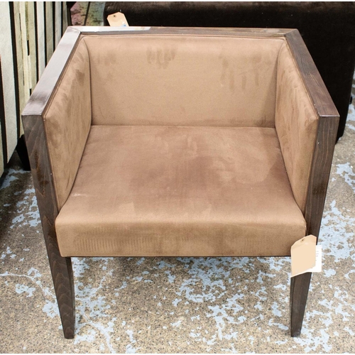 275 - KESTERPORT ARMCHAIR, 67cm W.