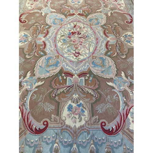 333 - AUBUSSON SAVONNERIE DESIGN NEEDLEPOINT, 330cm x 246cm.