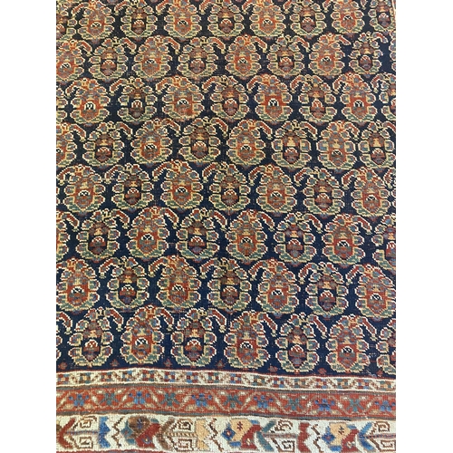 319 - ANTIQUE AFSHAR BOTEH RUG, 210cm x 135cm.