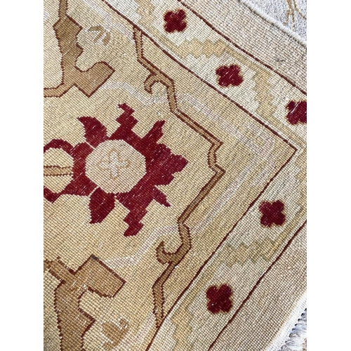 325 - FINE OUSHAK DESIGN CARPET. 450cm x 360cm