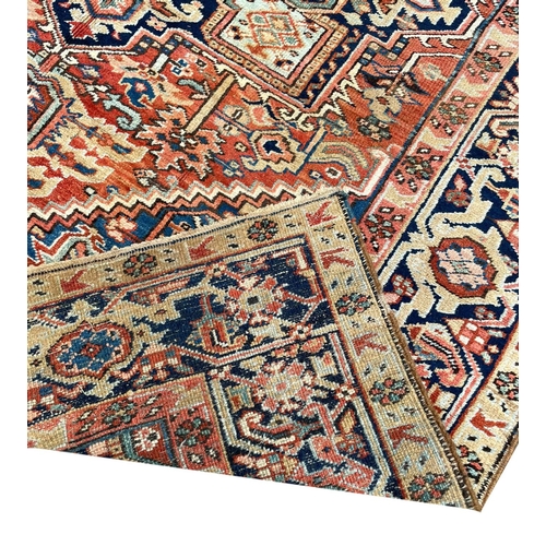 327 - ANTIQUE HERIZ SERAPI CARPET, 310cm x 235cm.