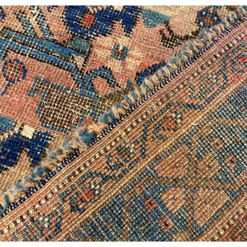 334 - ANTIQUE NORTH WEST PERSIAN RUG. 187cm x 161cm