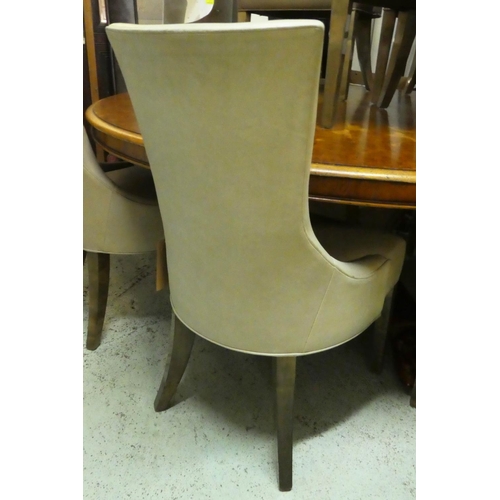 164 - DAVIDSON AUSTIN DINING CHAIRS, a set of eight, 100cm H. (8)