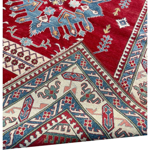 311 - FINE CAUCASION KAZAK CARPET. 342cm x 241cm