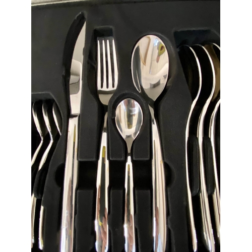 250 - CUTLERY SETS , a pair 23cm x 23cm each 16 pieces, boxed (2)