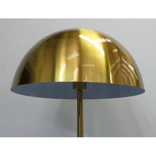 262 - VIGO MAGISTRETTI STYLE FLOOR LAMP, 155cm H, gilt metal.