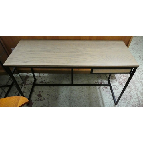 264 - WRITING DESK, 130cm x 50cm x 76cm, 1960's Danish style.