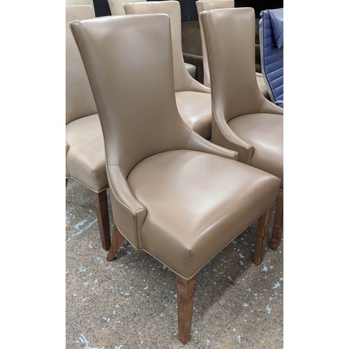 163 - DAVIDSON AUSTIN DINING CHAIRS, a set of eight, 100cm H. (8)