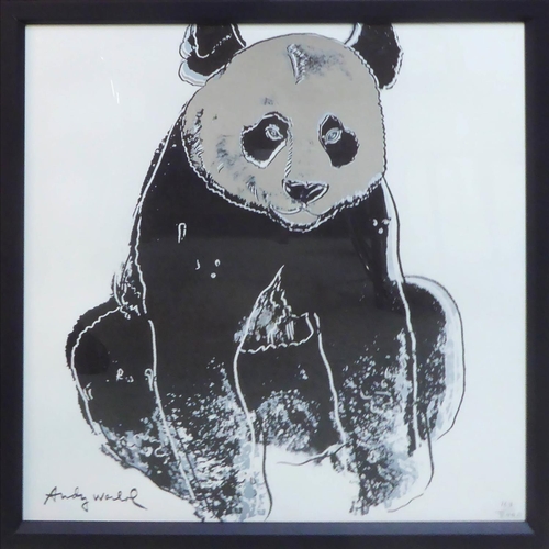 65 - ANDY WARHOL 'Giant Panda', from Endangered Species portfolio, 1983, lithograph, numbered 167/2400, C... 