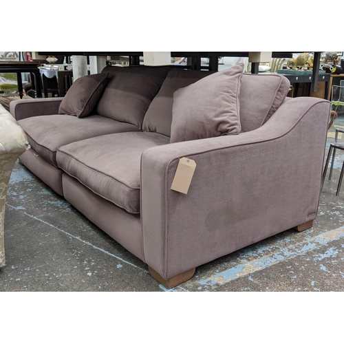 295 - THE LOUNGE CO IMOGEN SOFA, 250cm H, four-seater.