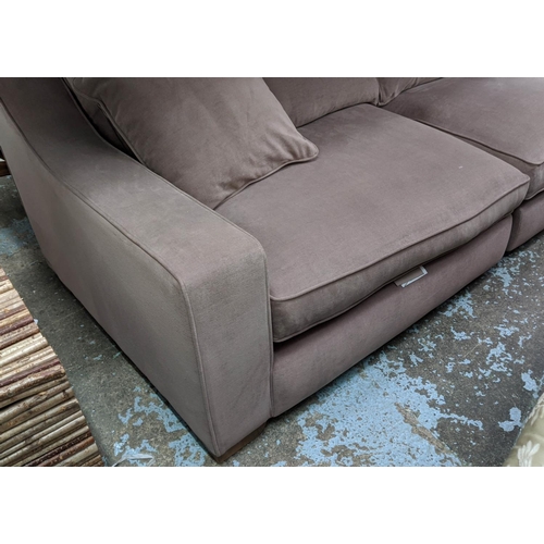 295 - THE LOUNGE CO IMOGEN SOFA, 250cm H, four-seater.