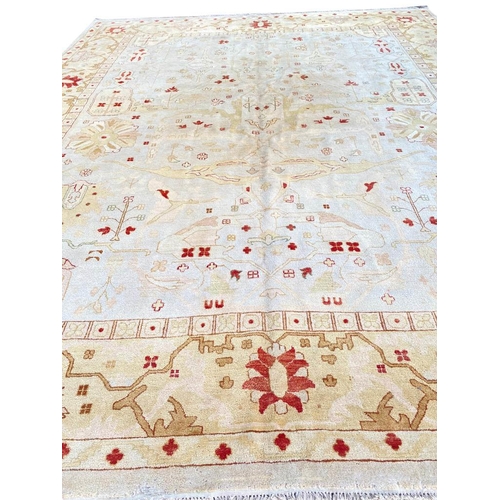 329 - FINE OUSHAK DESIGN CARPET. 450cm x 360cm