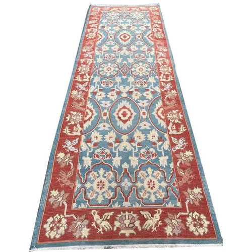 333 - SOUMAK RUNNER, 275cm x 91cm.