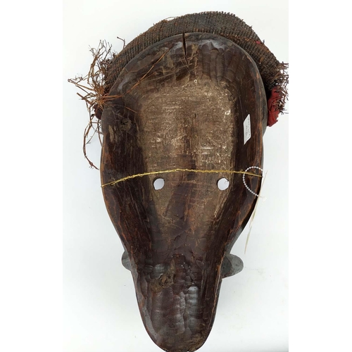 373 - TRIBAL MASK, Ligbi tribe, Ivory Coast, approx. 37cm H.