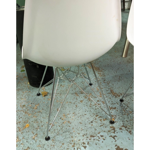 99 - AFTER CHARLES & RAY EAMES, DSR style chairs, a pair 81cm. (2)