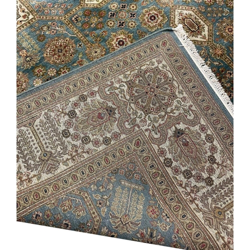 305 - FINE HAJI-JALLILY DESIGN CARPET, 365cm x 278cm.