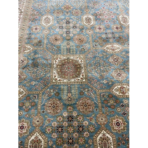 305 - FINE HAJI-JALLILY DESIGN CARPET, 365cm x 278cm.