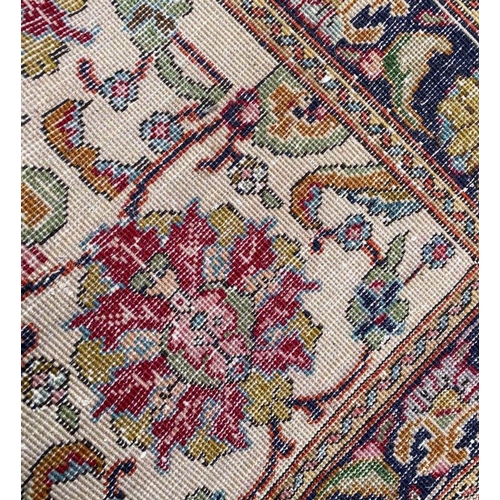 332 - ANTIQUE PERSIAN TABRIZ SHAH ABBAS DESIGN CARPET, 380cm x 305cm.