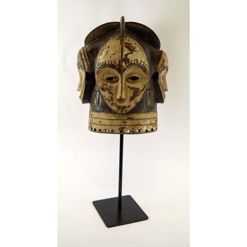 363 - FANG NGONTANG FOUR FACED HELMET MASK, Gabon, 75cm x 30cm.