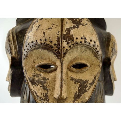 363 - FANG NGONTANG FOUR FACED HELMET MASK, Gabon, 75cm x 30cm.