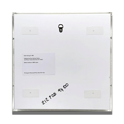 113 - KEITH HARING 'Headache', 1982, lithograph, published by Tony Shafrazi Gallery NY, printing by Fleetw... 