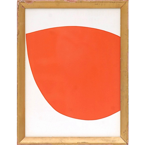 119 - ELLSWORTH KELLY 'Red', original lithograph, 1958, 40cm x 30cm, framed and glazed.