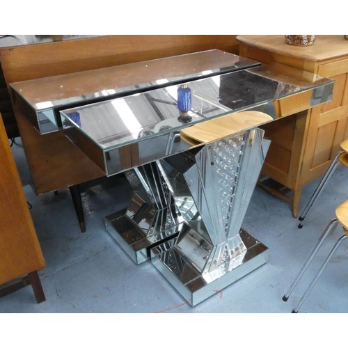 100 - SASSY HOME DECO CONSOLE TABLES, a pair, 90cm x 30cm H (2)