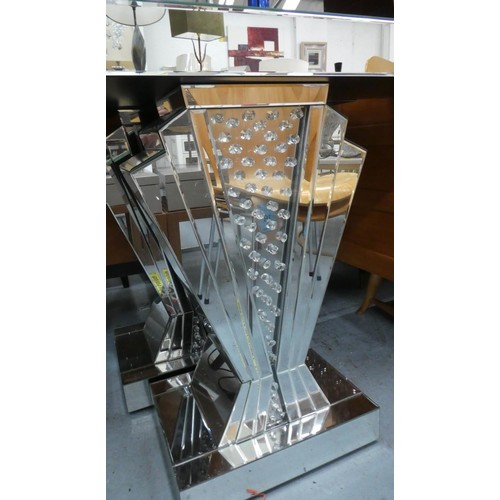 100 - SASSY HOME DECO CONSOLE TABLES, a pair, 90cm x 30cm H (2)