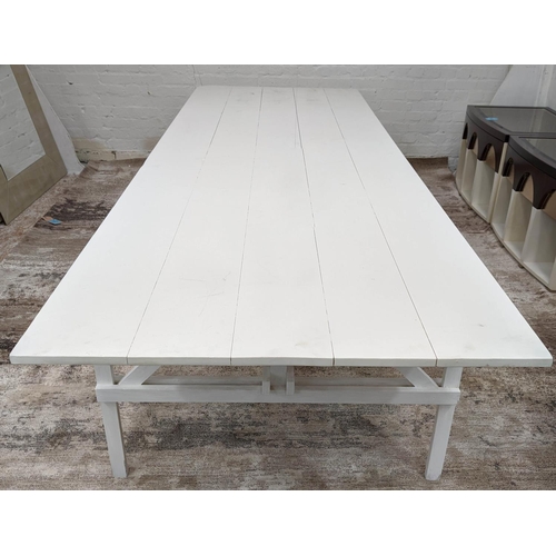 117 - AFTER ENZO MARI AUTOPROGETTAZIONE STYLE DINING TABLE, 299.5cm x 100.5cm x 72cm.