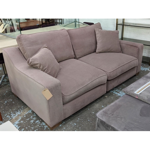 138 - THE LOUNGE CO IMOGEN SOFA, 200cm W, three seater.