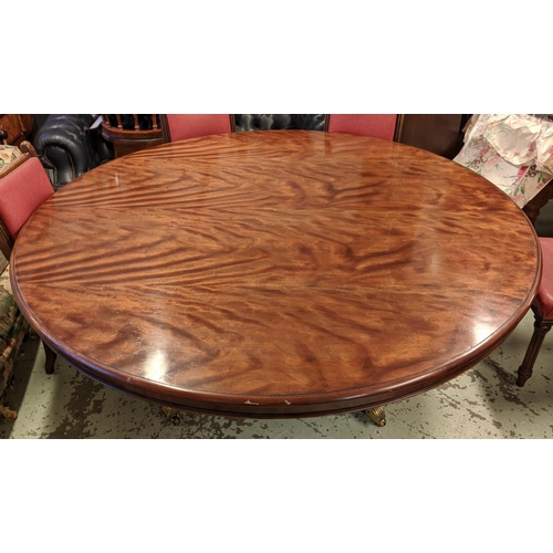 512 - DINING TABLE, 73cm H x 180cm diam, Regency style, mahogany with circular top.