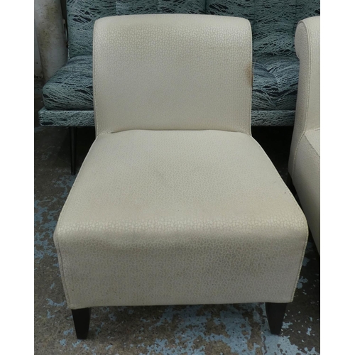 154 - SOFA AND CHAIR COMPANY OCCASIONAL CHAIRS, a pair, 75cm H x 60cm. (2)