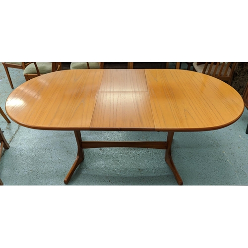 56 - JAMES SUTCLIFFE AND SONS DINING TABLE, 179cm x 95cm x 75cm, extendable design.