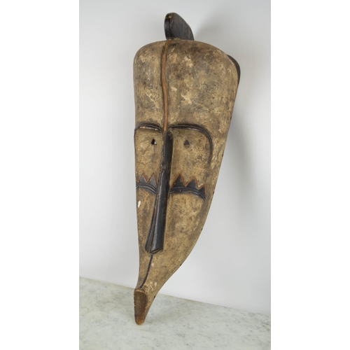 127 - FANG BYERI MASK, 80cm H, from Gabon.