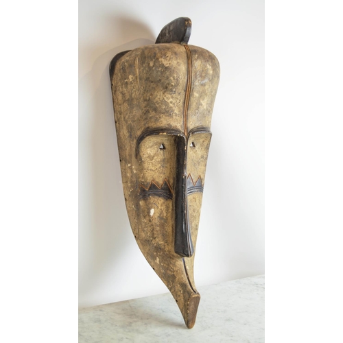 127 - FANG BYERI MASK, 80cm H, from Gabon.