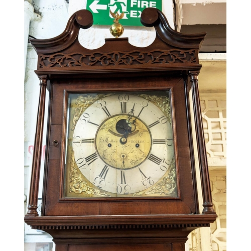 269 - LONGCASE CLOCK, 51cm W x 222cm H x 26cm D, George III mahogany, the face inscribed
S. Collier, Eccle... 