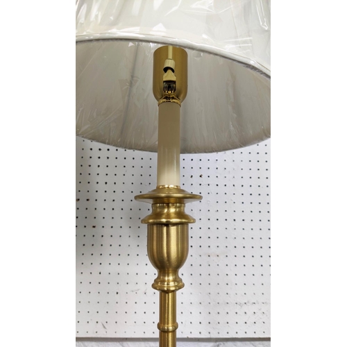 538 - RALPH LAUREN TABLE LAMPS, a pair with shades, 95cm H. (2)