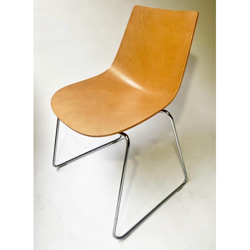 432 - ALLERMUIR CURVE CHAIRS, a set of 6, 83cm H, by Pearson Lloyd design. (6)