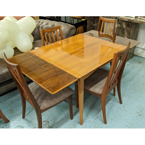 455 - GPLAN DINING CHAIRS, a set of 4, 91cm by Leslie Dandy, and matched dining table, 94cm x 89cm x 75cm.