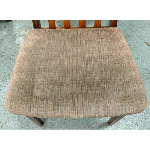 455 - GPLAN DINING CHAIRS, a set of 4, 91cm by Leslie Dandy, and matched dining table, 94cm x 89cm x 75cm.