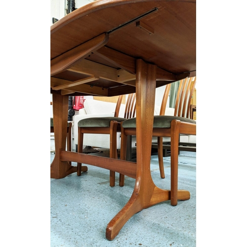457 - JAMES SUTCLIFFE AND SONS DINING TABLE, 179cm x 95cm x 75cm, extendable design.