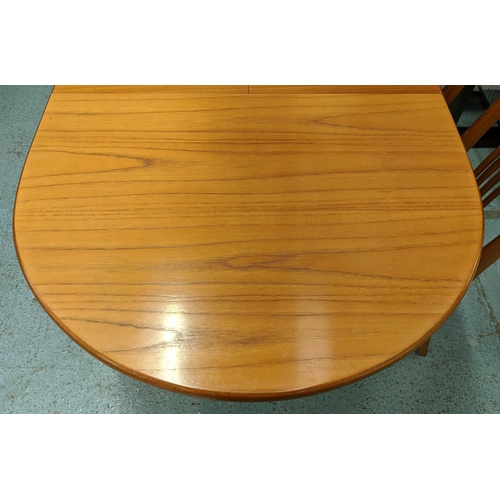 457 - JAMES SUTCLIFFE AND SONS DINING TABLE, 179cm x 95cm x 75cm, extendable design.