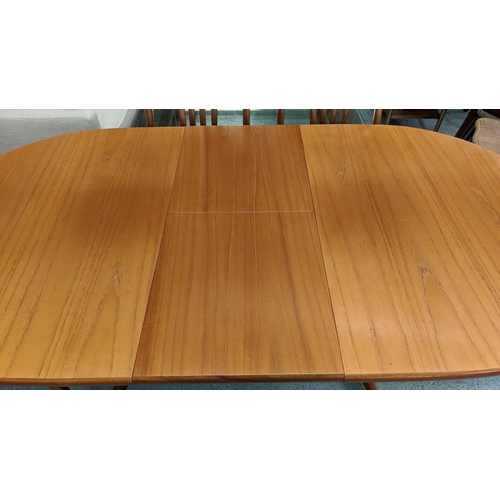 457 - JAMES SUTCLIFFE AND SONS DINING TABLE, 179cm x 95cm x 75cm, extendable design.