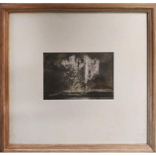 42 - NORMAN ACKROYD CBE RA (British, b.1938) 'Wardour Castle, Wiltshire', etching and watercolour, signed... 