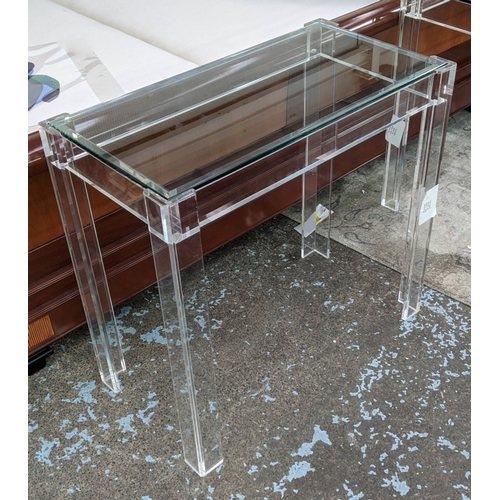 427 - STUDIO CAREW REDENHAM CONSOLE TABLE, 44cm D x 84cm W x 78cm H.