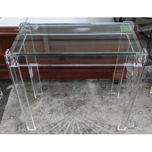 428 - STUDIO CAREW REDENHAM CONSOLE TABLE, 44cm D x 84cm W x 78cm H.